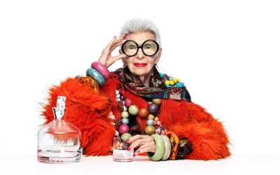 Iris Apfel Brings Her Signature Look to a Glassware Collection