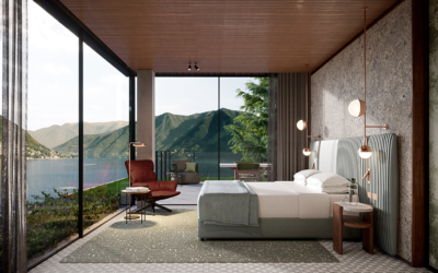 Patricia Urquiola Crafts Penthouse at Il Sereno Lago di Como