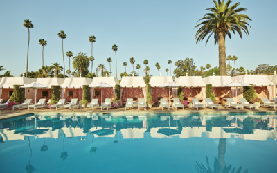 Champalimaud Design Refreshes Cabanas at the Beverly Hills Hotel