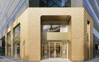 Cartier Reveals Dazzling Wooden Storefront in Osaka