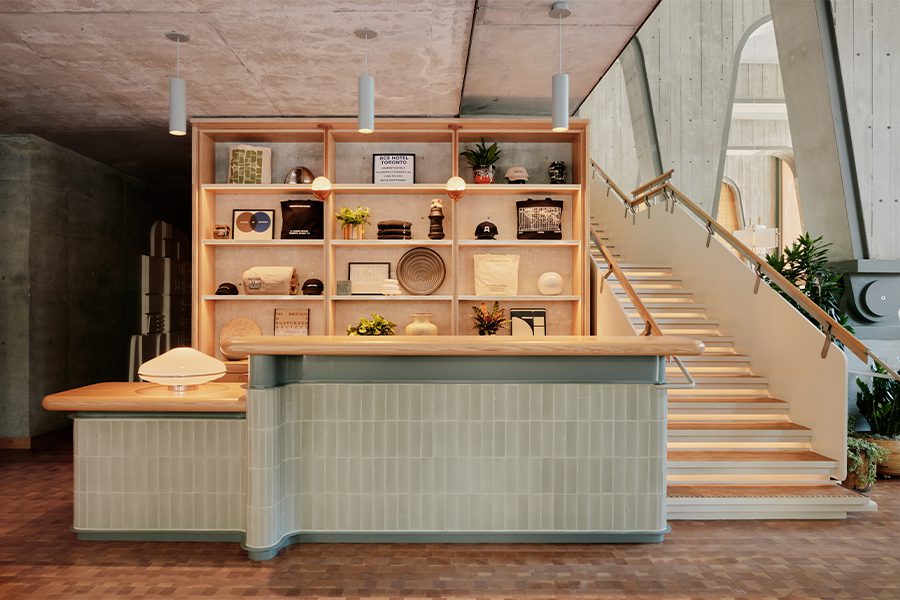 ace hotel toronto reception desk