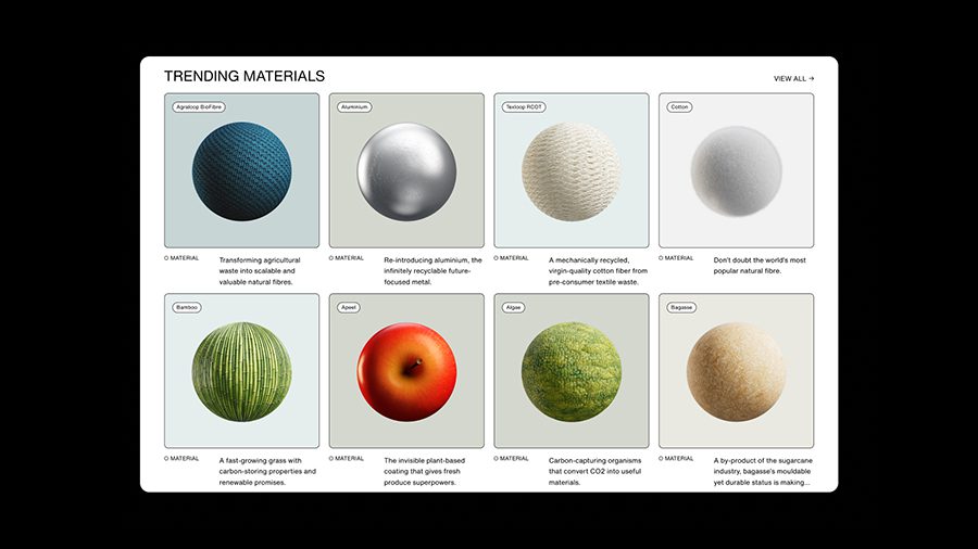 PlasticFree database, a platform for materials and system solutions