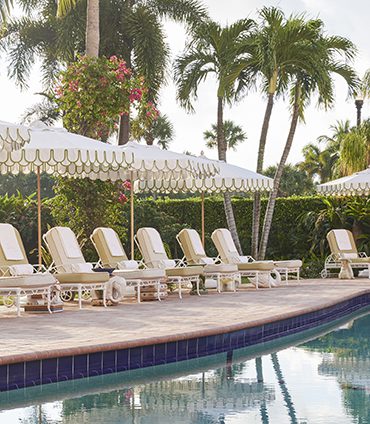 the pool at the colony hotel palm beach florida