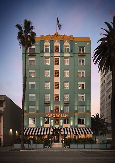 the georgian hotel santa monica exterior