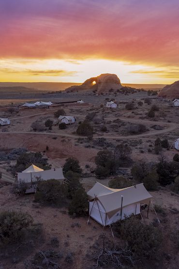 Under Canvas ULUM Moab outdoor glamping resort Utah