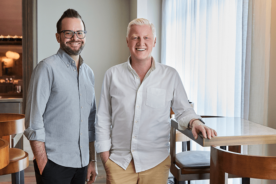 Kevin O'Shea and David Bowd Salt Hotels Co-Founders