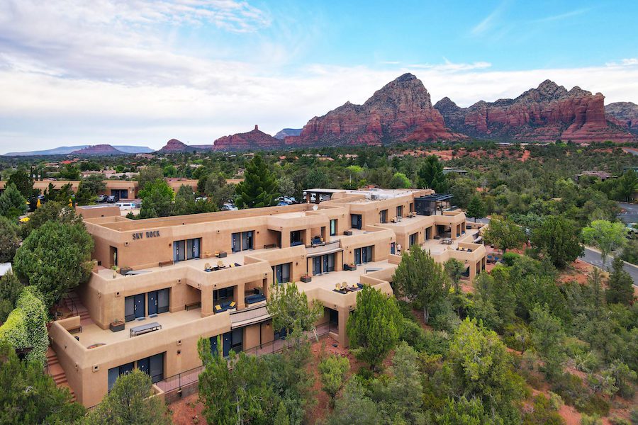 sky rock sedona arizona exterior