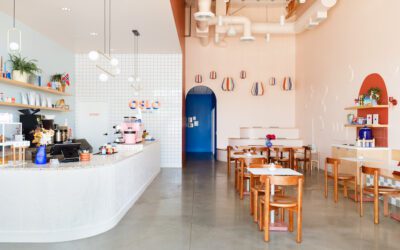 Oslo Coffee Co. Brings Color to a Suburban California Mall