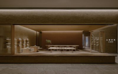 A Beijing Store is Clad in Bricks Made from Tea