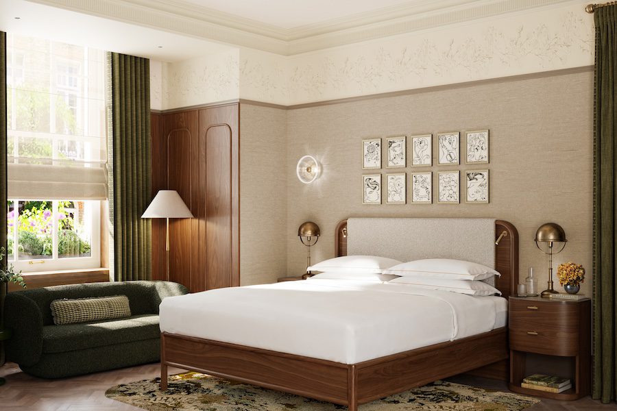 montcalm mayfair london guestroom suite bed