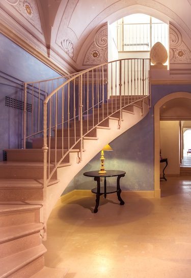 Palazzo Gattini Interior restored mansion residence main staircase