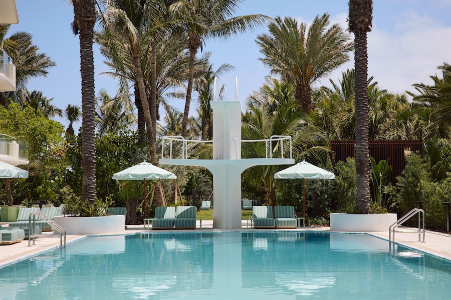 The Shelborne By Proper miami beach florida pool umbrellas