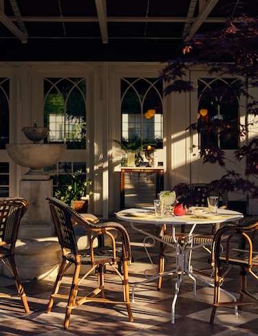 El Royale Birmingham alabama tex mex restaurant french bistro chairs tables