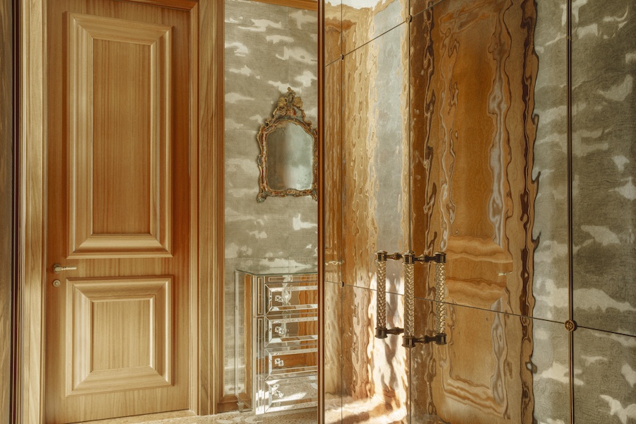 Hotel Cipriani, A Belmond Hotel, Venice italy peter marino mirrored walls doors