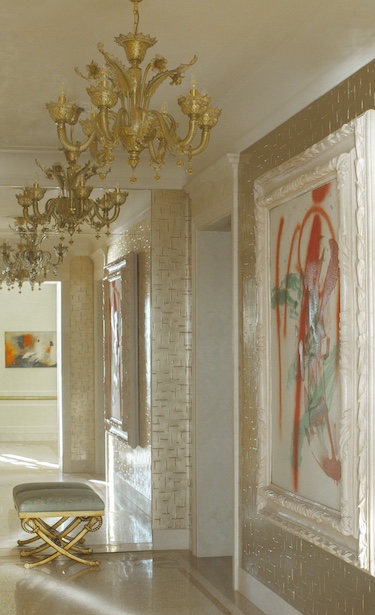 Hotel Cipriani, A Belmond Hotel, Venice italy peter marino wall art gold chandeliers