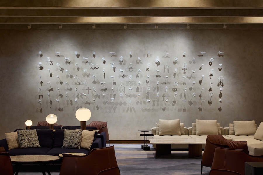 Fairmont Golden Prague Martin Janecky wall art installation
