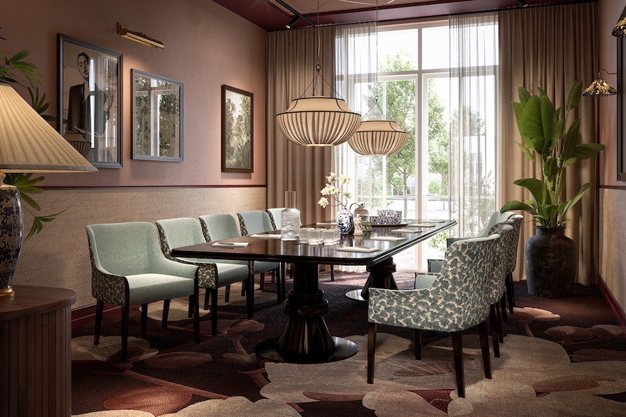Rox Resort Køge Denmark east meets west dining table