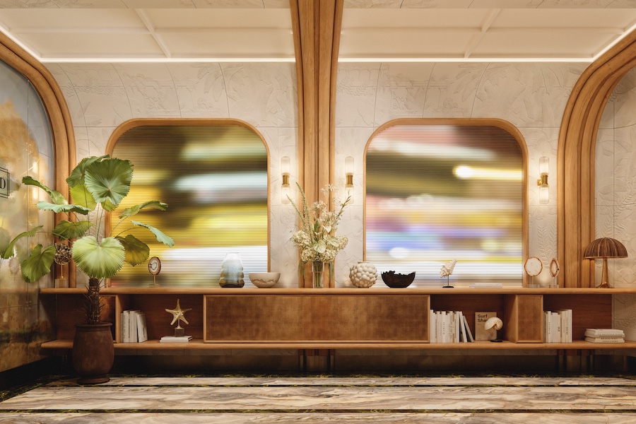 Terrace Boulud by Mandarin Oriental daniel boulud french brasserie wood arches