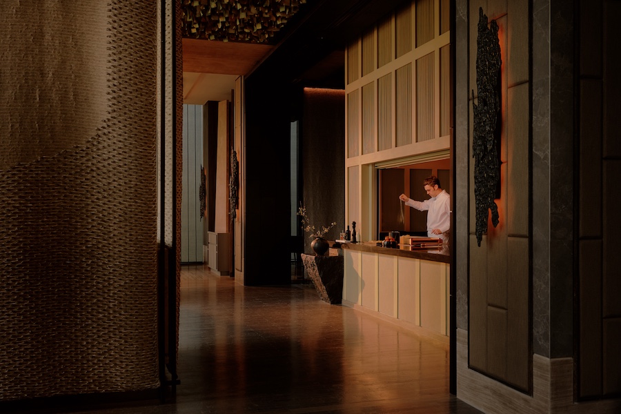 Aman Nai Lert Bangkok Thailand arva restaurant open kitchen fhef