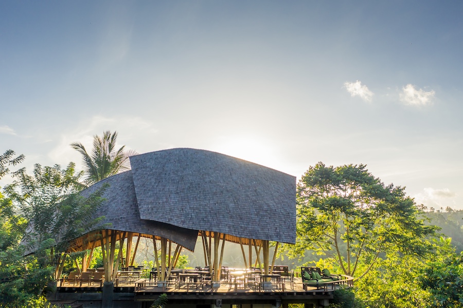 Buahan, a Banyan Tree Escape bali open air design no walls no doors adults only resort jungle treehouse