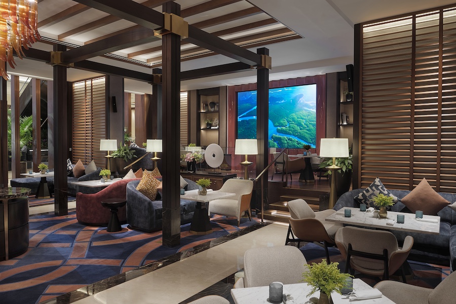 Solaire North manila philippines luxury five star resort lobby lounge