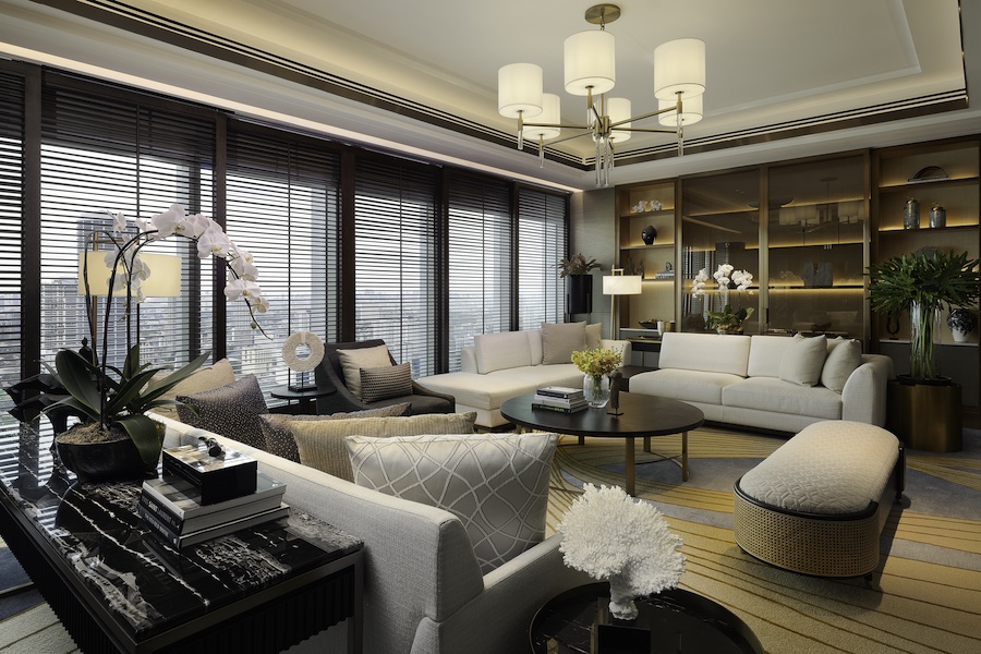 Solaire North manila philippines luxury five star resort seating area