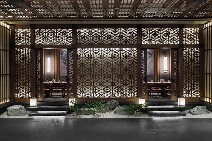 Solaire North manila philippines luxury five star resort yakumi restaurant traditional japanese screens