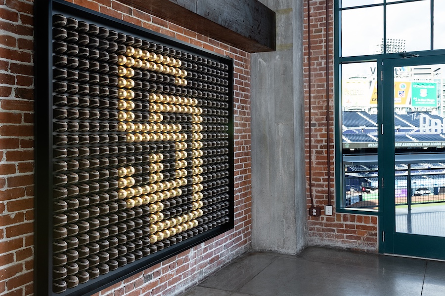 budweiser loft petco park padres baseball stadium Western Metal Supply Co. Building san diego baseball wall exposed brick