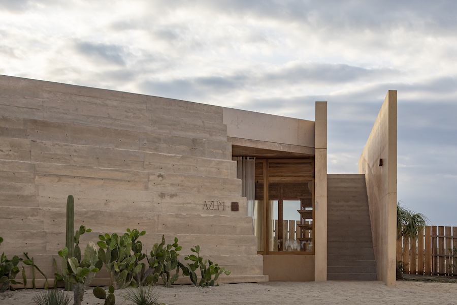 Kymaia oaxaca mexico boutique hotel organic architecture indoor outdoor accommodations clean lines stairs