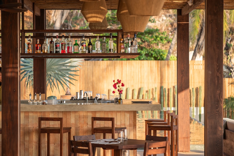 Casa Yati oaxaca mexico pacific coast bar