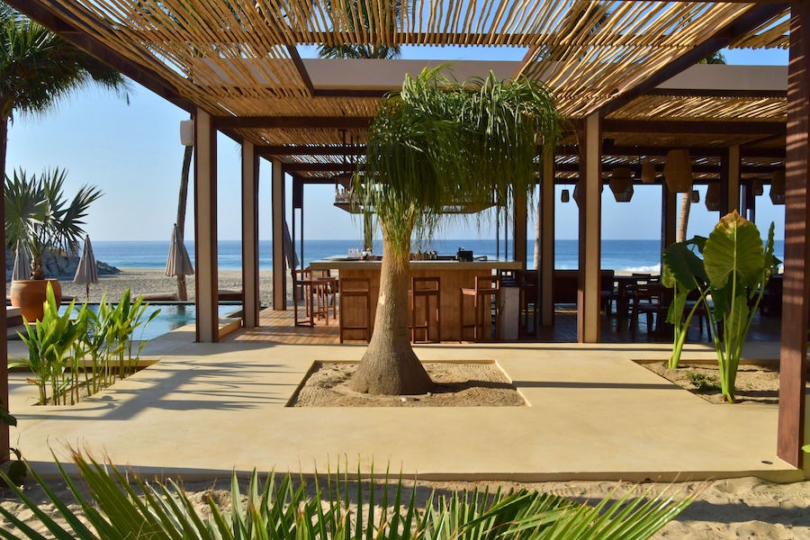 Casa Yati oaxaca mexico pacific coast thatched roofs tropical plants