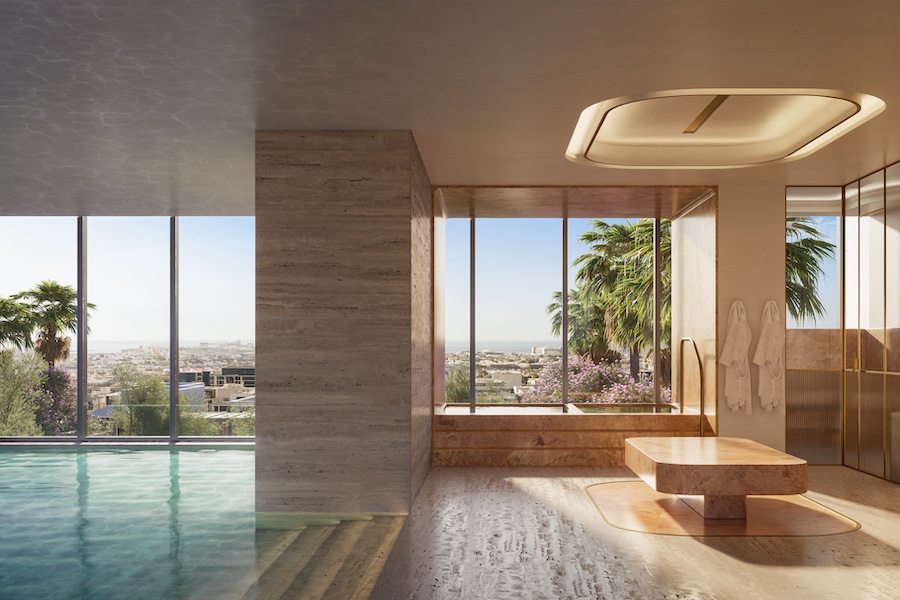 Mr. C Residences Downtown dubai cipriani italian elegance indoor pool