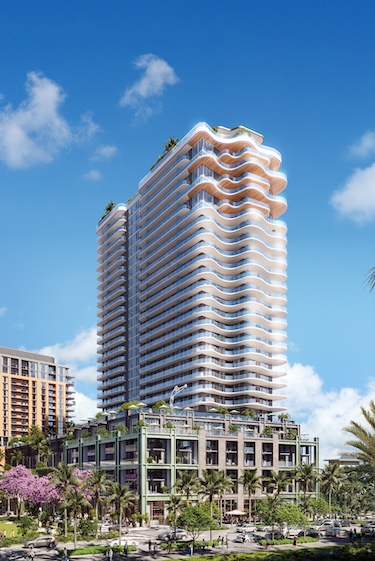 Midtown Park ULTRA padel club miami florida midtown park residences by proper exterior padel courts