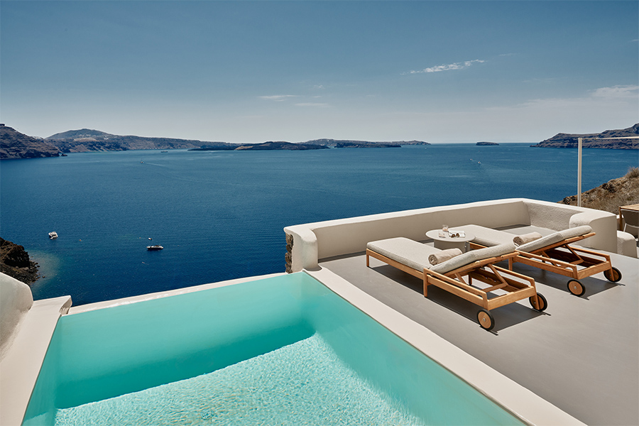 Mystique, a Luxury Collection Hotel, Santorini pool villa Greece