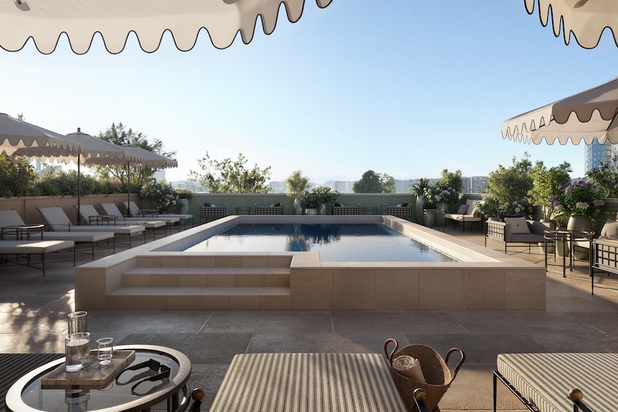 Pendry Residences Nashville 3rd Floor Condo Pool