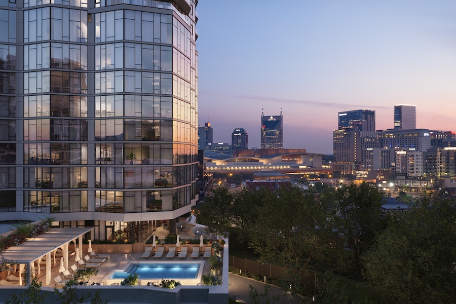 Pendry Residences Nashville Pool Deck