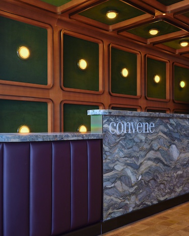 convene 30 hudson yards event meeting space new york manhattan welcome front desk entrance reception
