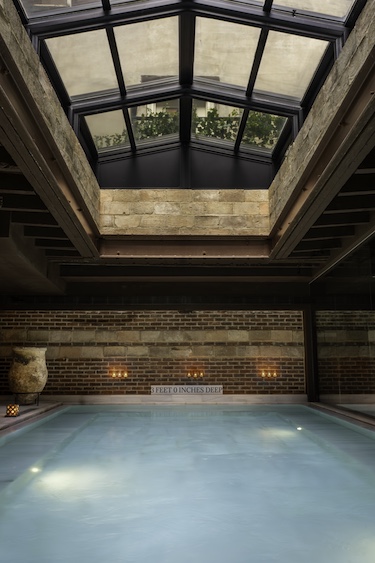 AIRE Ancient Baths Tribeca new york manhattan thermal plunge pools saunas skylight