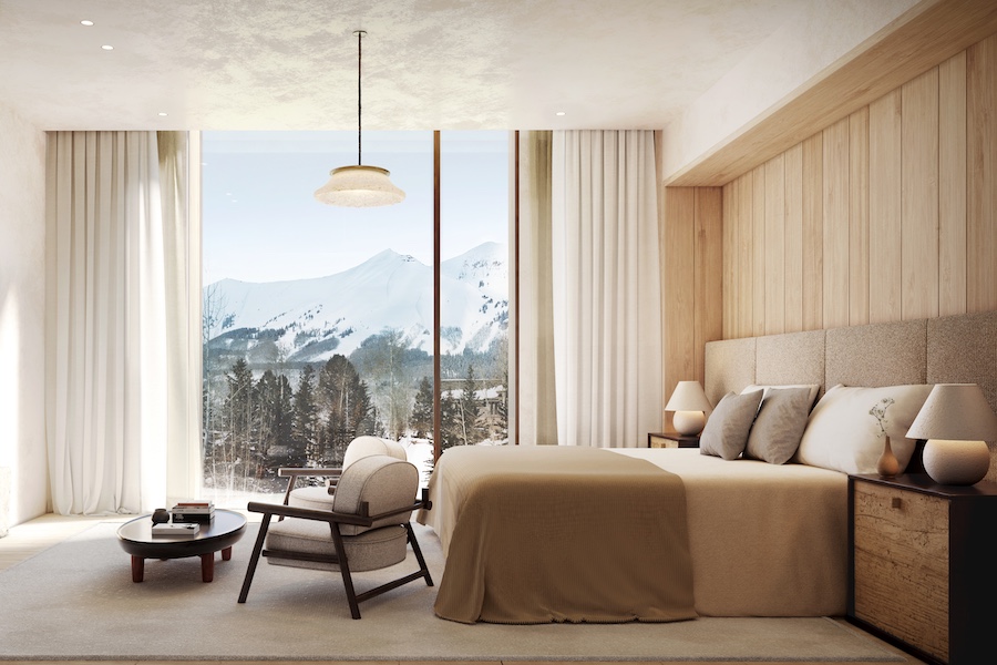 four seasons telluride colorade ski resort residences private homes mountains bedroom