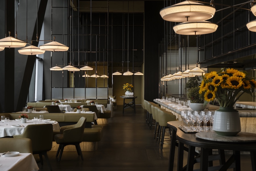 Park Hyatt Kuala Lumpur malaysia traditional kampung house merdeka grill sunflowers hanging pendant lights