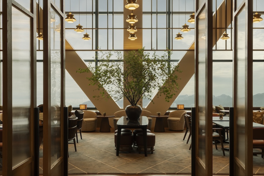 Park Hyatt Kuala Lumpur malaysia traditional kampung house park lounge indoor plant tree views