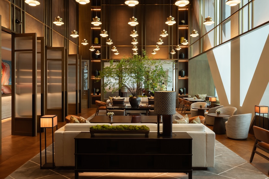 Park Hyatt Kuala Lumpur malaysia traditional kampung house park lounge indoor plant tree