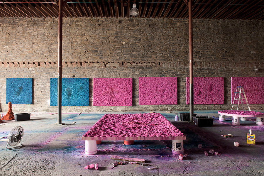 Artist Bosco Sodi Crafts Tension and Tranquility, slide 1