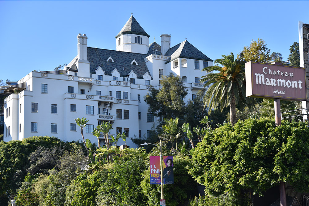 Chateau Marmont hotel West Hollywood Los Angeles California