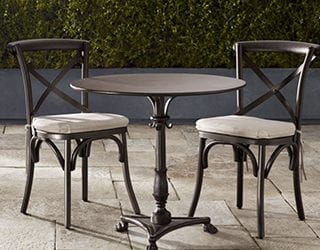 Furniture: RH Contract’s Outdoor Bistro collection