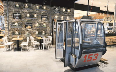 GH Architekten Designs Sportalm Restaurant in Munich Airport
