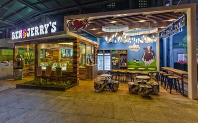 Tesser Designs Ben & Jerry’s Location in Singapore